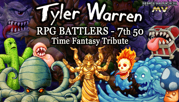 RPG Maker MV - Tyler Warren RPG Battlers 7th 50 - Time Fantasy Tribute Steam capsule image