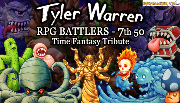 RPG Maker VX Ace - Tyler Warren RPG Battlers 7th 50 - Time Fantasy Tribute Steam capsule image