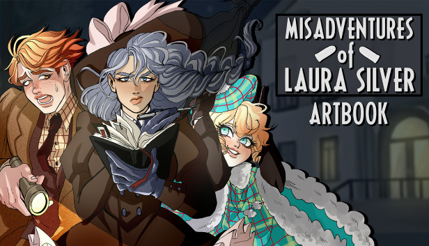 Misadventures of Laura Silver Official Artbook Steam capsule image