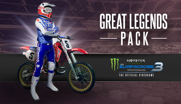 Monster Energy Supercross 3 - Great Legends Pack Steam capsule image