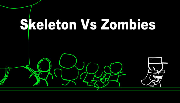 Skeleton vs zombies Steam capsule image