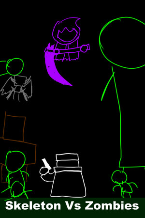 Skeleton vs zombies