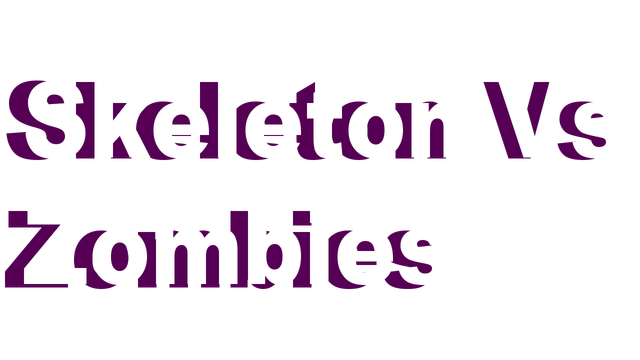 Skeleton vs zombies