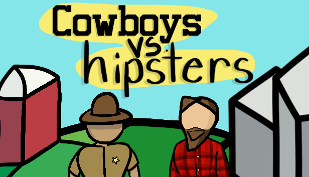 Cowboys vs Hipsters Steam capsule image