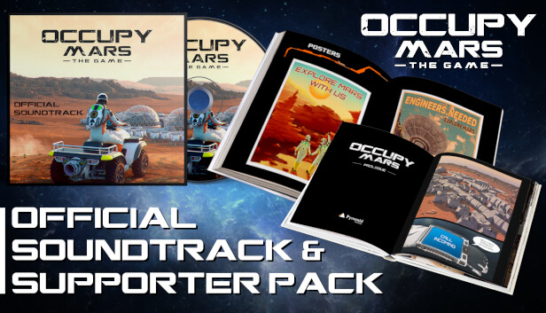 Occupy Mars: Supporter Pack: Official Soundtrack, ArtBook, Comic Book & more Steam capsule image