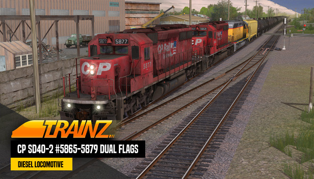 Trainz 2019 DLC - CP SD40-2 #5865-5879 Dual Flags Steam capsule image