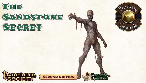 Fantasy Grounds - Pathfinder 2 RPG - Pathfinder Society Quest #1: The Sandstone Secret (PFRPG2) Steam capsule image