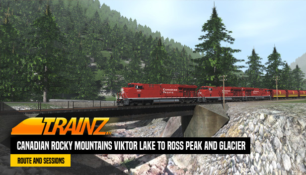 Trainz 2019 DLC - Canadian Rocky Mountains Viktor Lake to Ross Peak and Glacier Steam capsule image