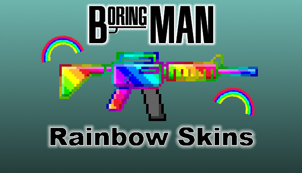 Boring Man: Rainbow Weapon Skins Steam capsule image