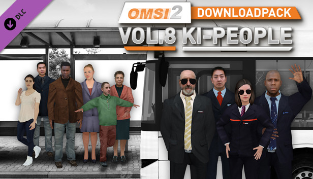 OMSI 2 Add-on Downloadpack Vol. 8 – KI-Menschen Steam capsule image