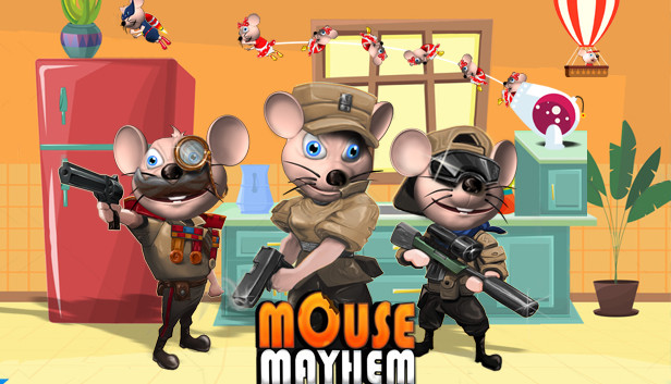Mouse Mayhem Shooting & Racing Steam capsule image