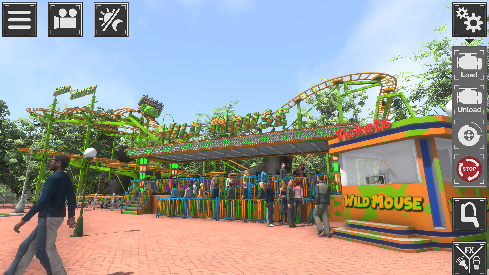 sim theme park video game sim theme park video game
