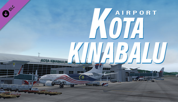X-Plane 11 - Add-on: JustAsia - WBKK - Kota Kinabalu Airport Steam capsule image