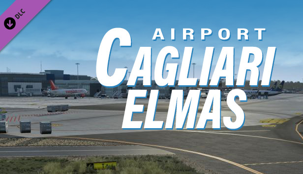 X-Plane 11 - Add-on: JustAsia - LIEE - Cagliari Elmas Airport Steam capsule image