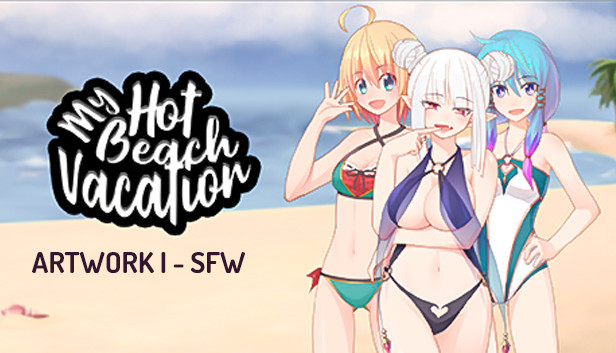My Hot Beach Vacation - Artwork I - SFW Pack Steam capsule image
