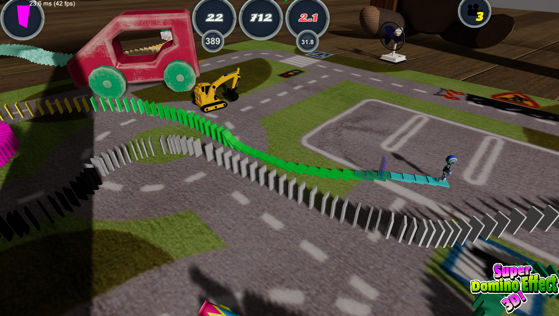 Steam で 15 オフ Super Domino Effect 3d