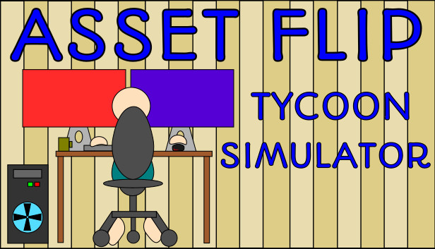 Asset Flip Tycoon Simulator concurrent players on Steam