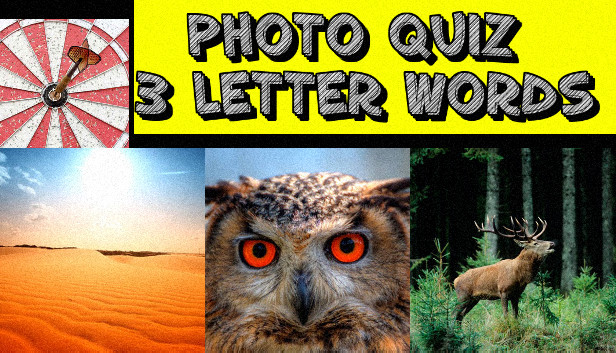 Photo Quiz - 3 Letter Words Steam capsule image