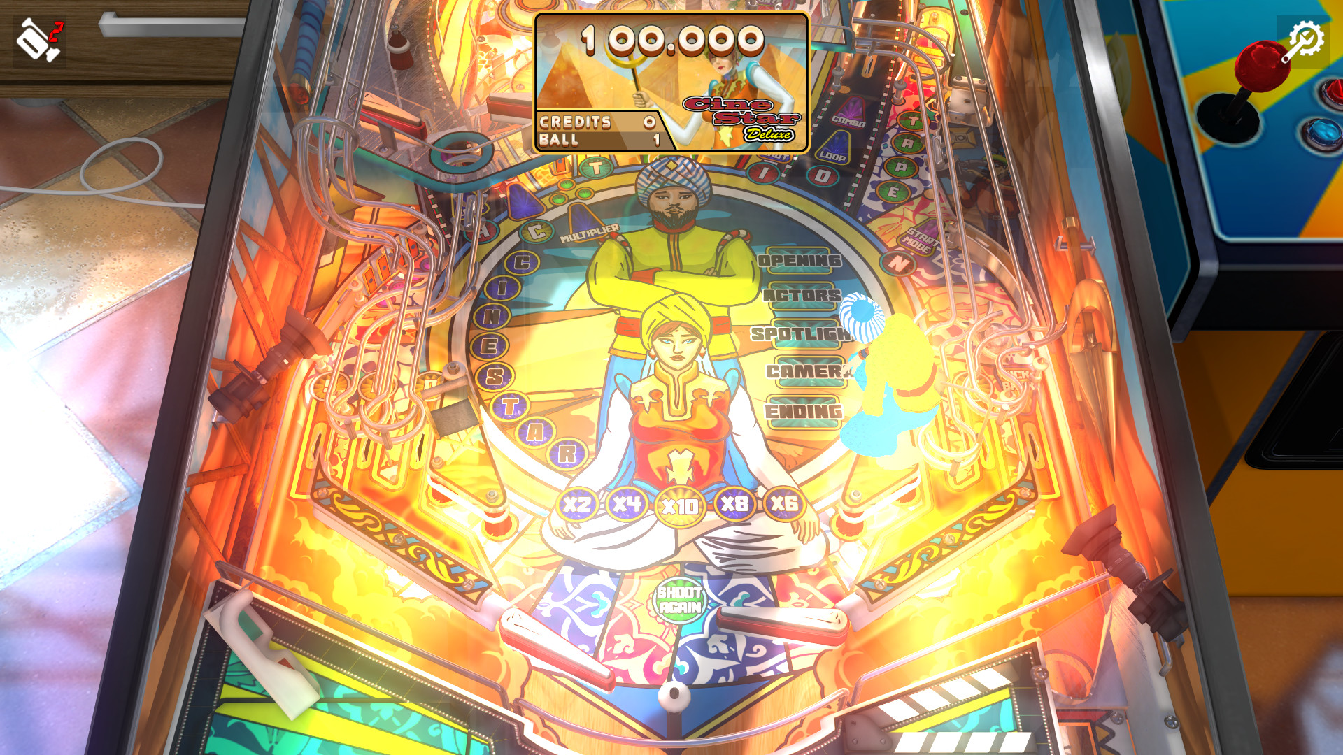 Zaccaria Pinball Cine Star Deluxe Pinball Table on Steam