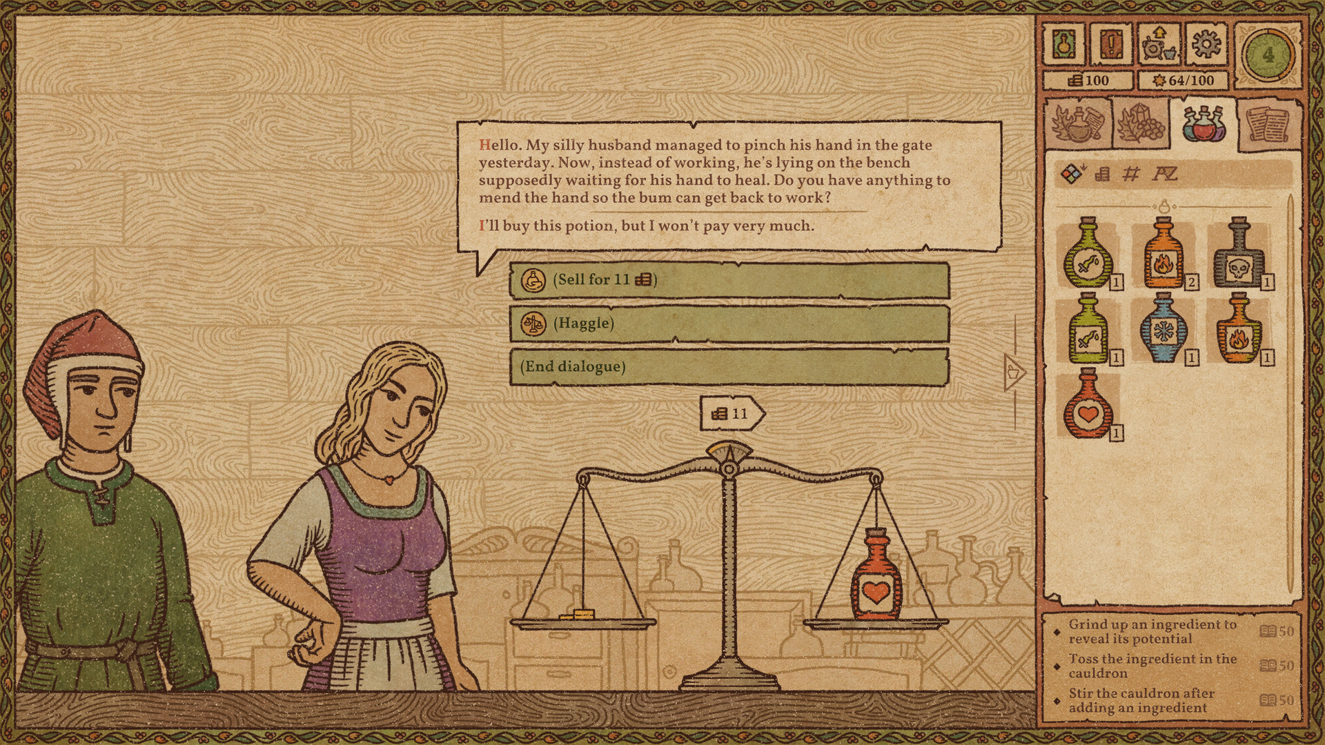 Screenshot Potion Craft Alchemist Simulator PC Game free download torrent