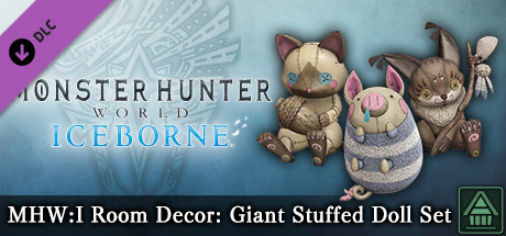 Monster Hunter World: Iceborne - MHW:I Room Decor: Giant Stuffed Doll Set