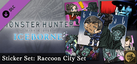 Monster Hunter: World - Sticker Set: Raccoon City Set
