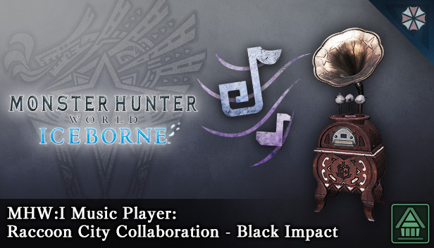 Monster Hunter World: Iceborne - MHW:I Music Player: Raccoon City Collaboration - Black Impact Steam capsule image