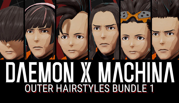 DAEMON X MACHINA - Outer Hairstyles Bundle 1 Steam capsule image