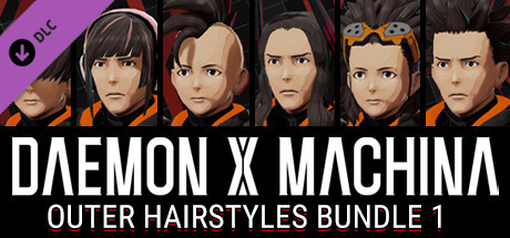 DAEMON X MACHINA - Outer Hairstyles Bundle 1