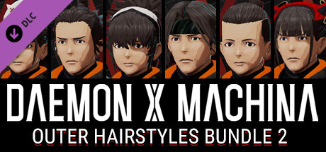 DAEMON X MACHINA - Outer Hairstyles Bundle 2