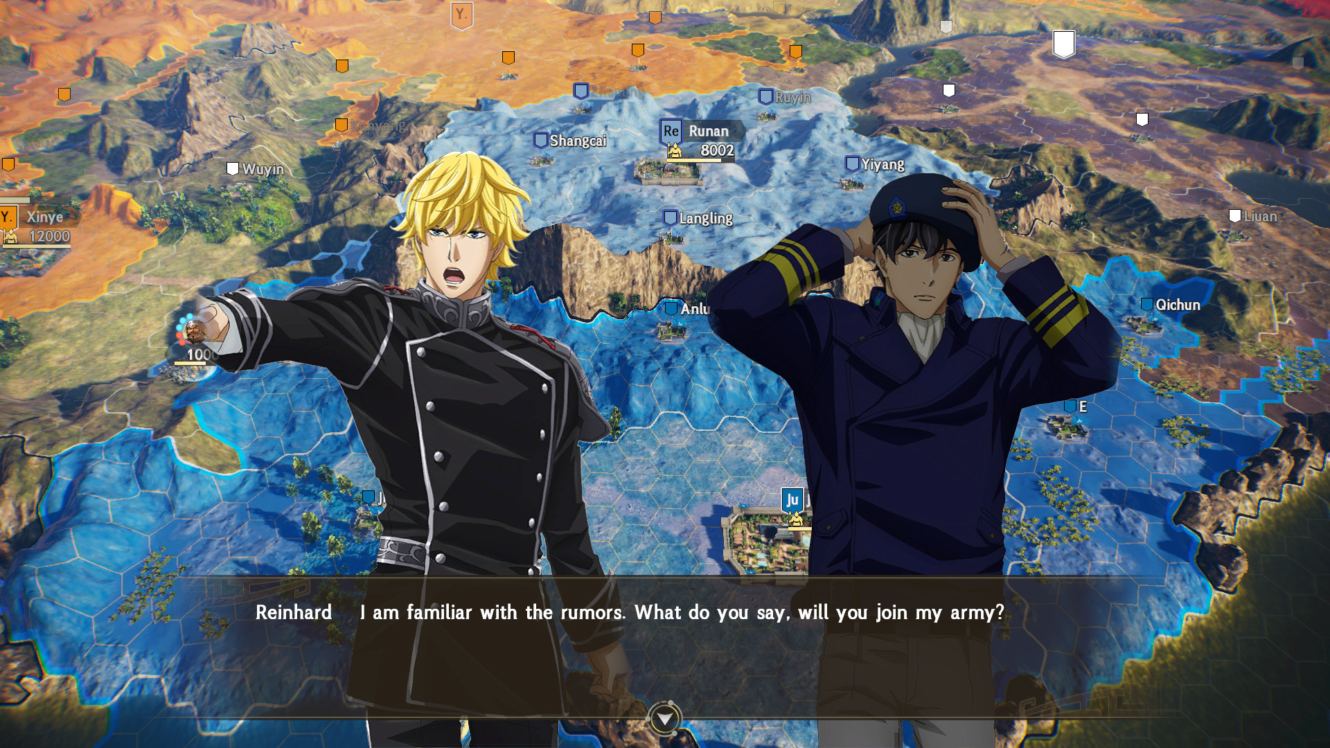 RTK14: "Legend of the Galactic Heroes" Collab: Reinhard & Yang on Steam