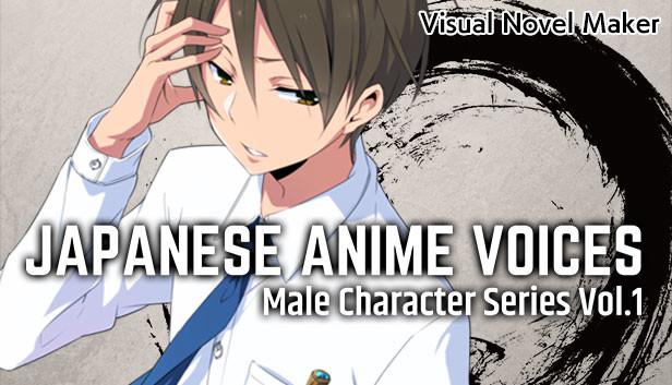 Visual Novel Maker - Japanese Anime Voices：Male Character Series Vol.1 Steam capsule image