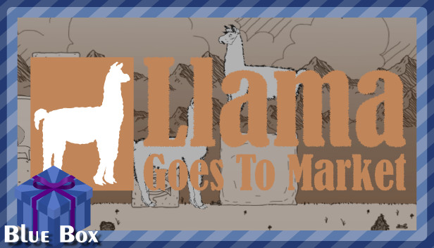 Blue Box Game: Llama Goes to Market Steam capsule image