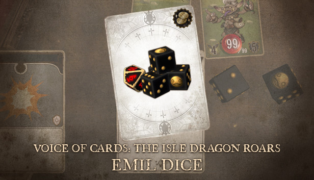 Voice of Cards: The Isle Dragon Roars Emil Dice Steam capsule image