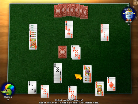 Play free canasta card game