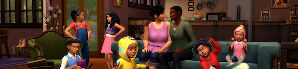 模拟人生4/The Sims 4（已更新至V1.108.349.1020+集成海滨度假+惬意小餐馆+幼儿+晶彩创意+乐租生活+家有厨神+泳池狂欢+现代奢华+骏马牧场+静谧书房+颓废狂潮+全新套件包+成长路上+浴室小物+贴身潮流+等全DLCs）