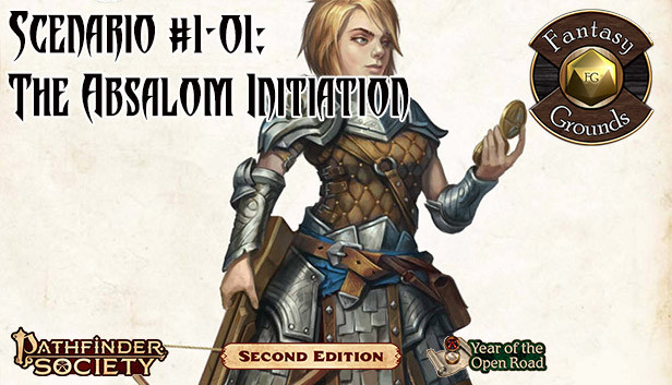 Fantasy Grounds - Pathfinder 2 RPG - Pathfinder Society Scenario #1-01: The Absalom Initiation Steam capsule image
