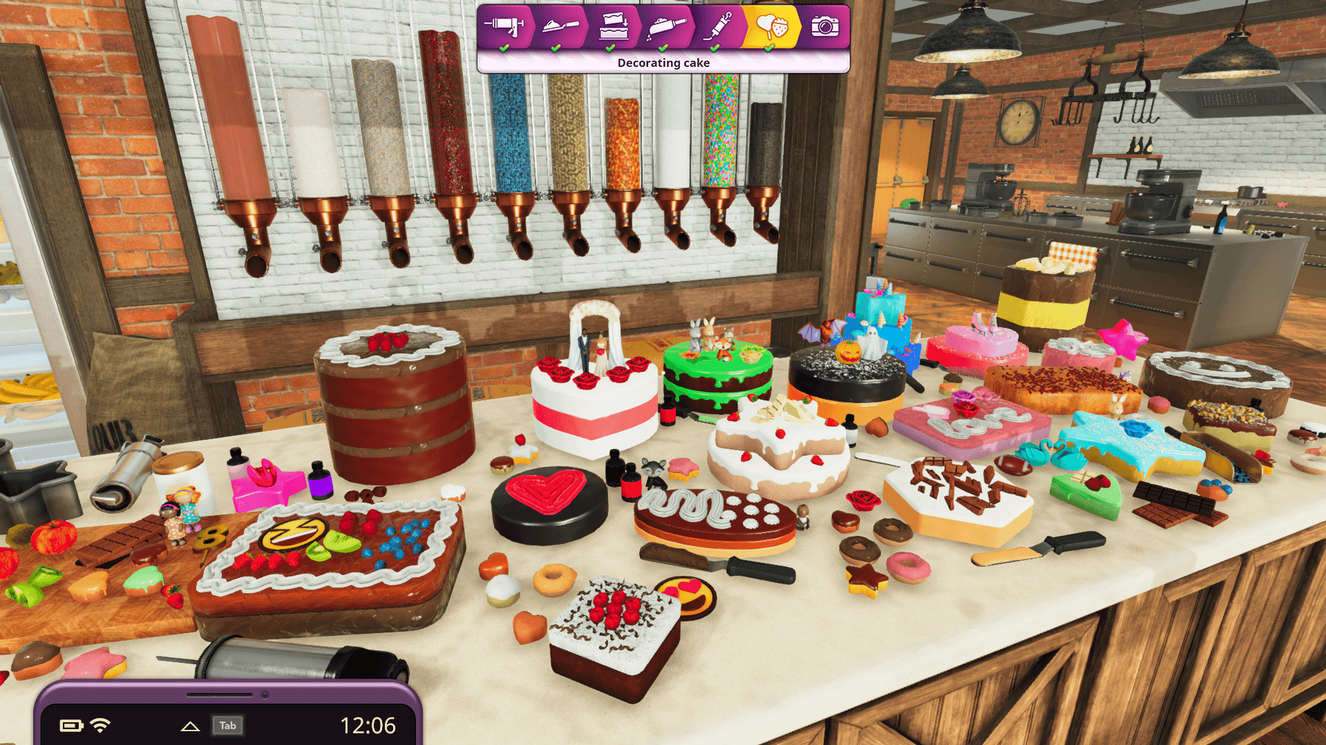 Cream Cake Maker:Cooking Games For Kids-Juice,Cookie,Pie,Cupcakes,Smoothie  and Turkey & Candy Bakery Story! by Wang Hongting