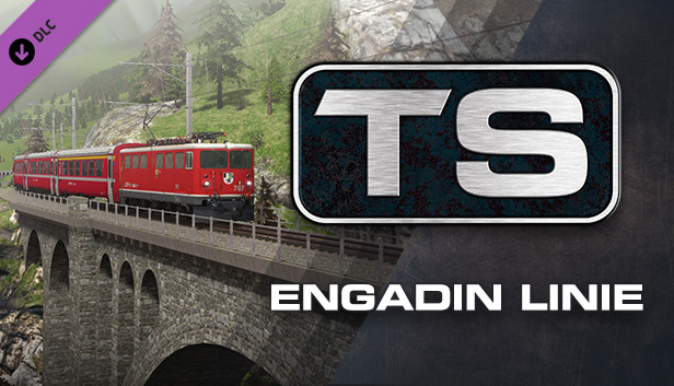 Train Simulator: Engadin Linie: Pontresina - Scuol-Tarasp Route Add-On Steam capsule image