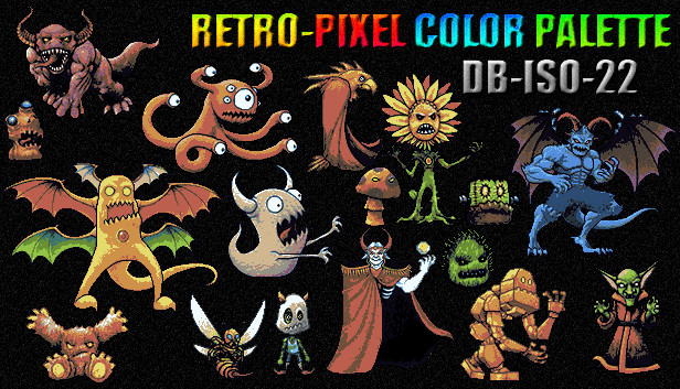 RETRO-PIXEL COLOR PALETTE - DB-ISO-22 Steam capsule image