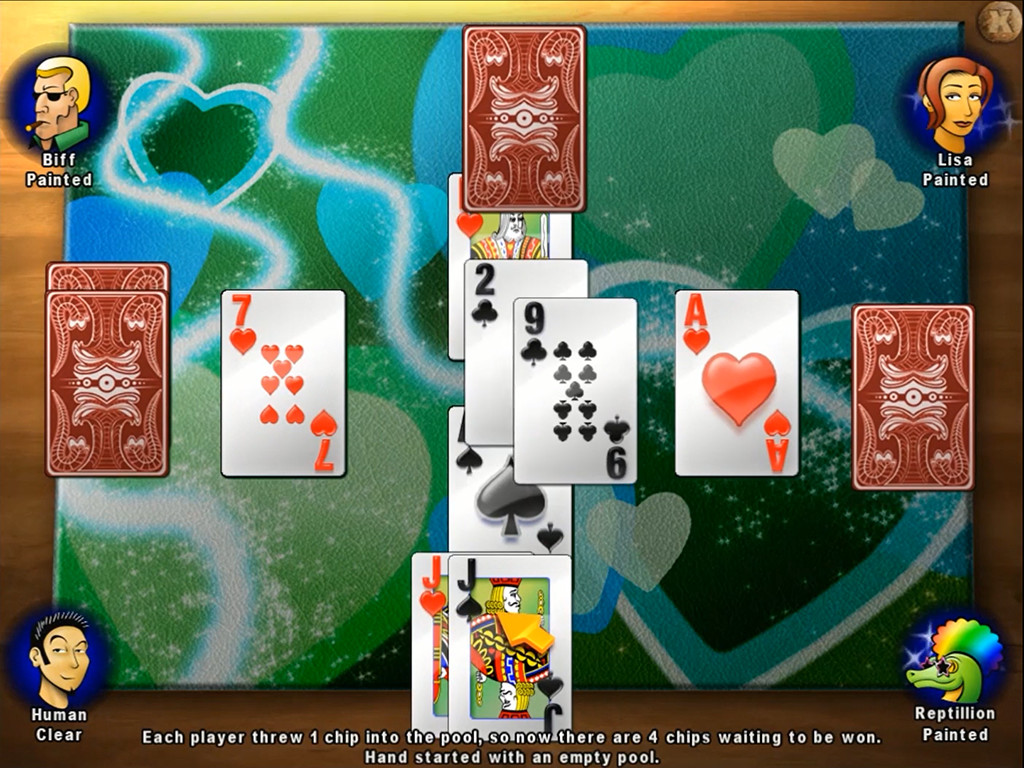 multiplayer online hearts card game