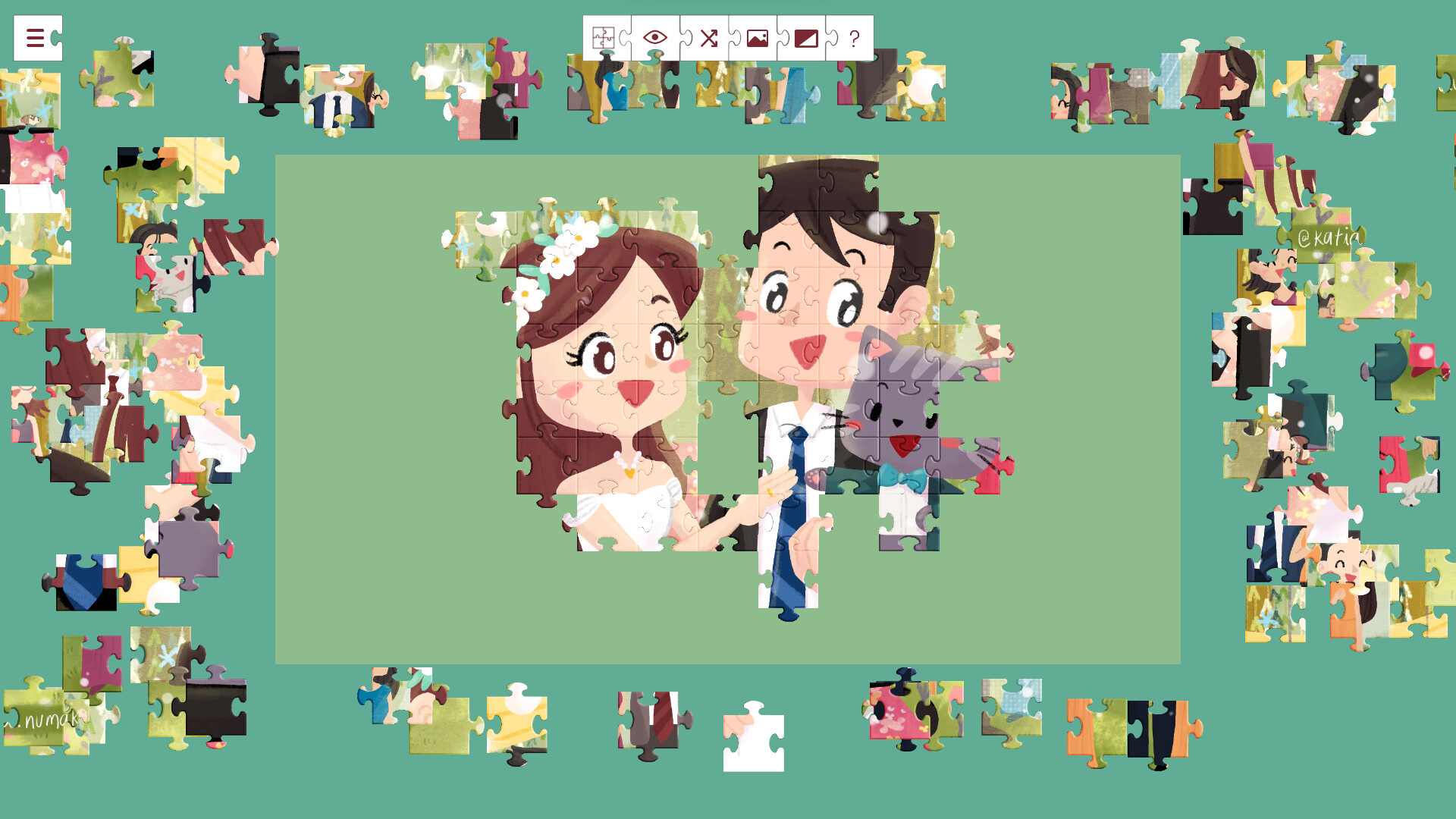 Buddy 父母的相遇过程-How Buddy's Parents Met - Jigsaw Puzzle -游戏截图-好玩游戏库