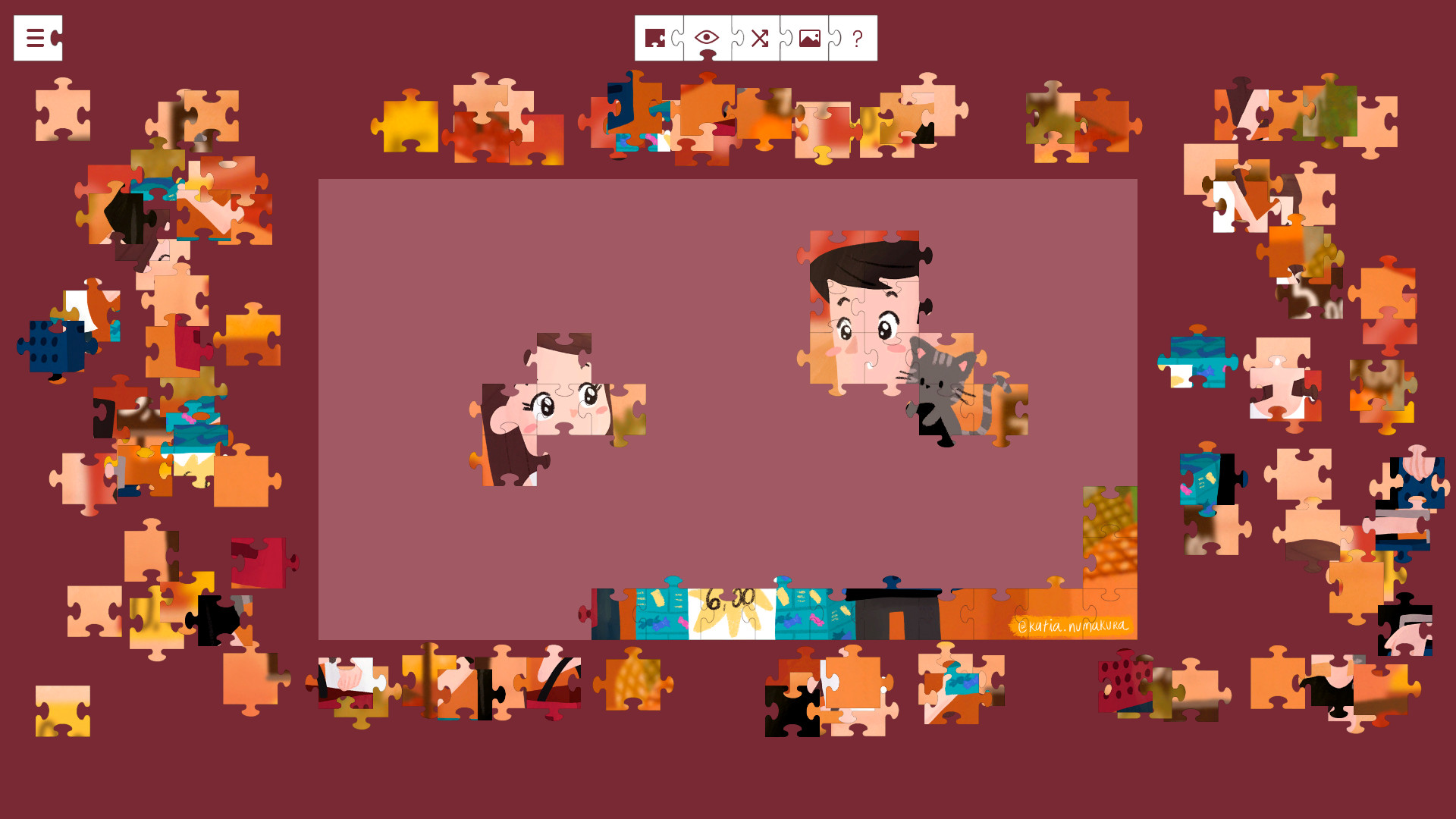 Buddy 父母的相遇过程-How Buddy's Parents Met - Jigsaw Puzzle -游戏截图-好玩游戏库