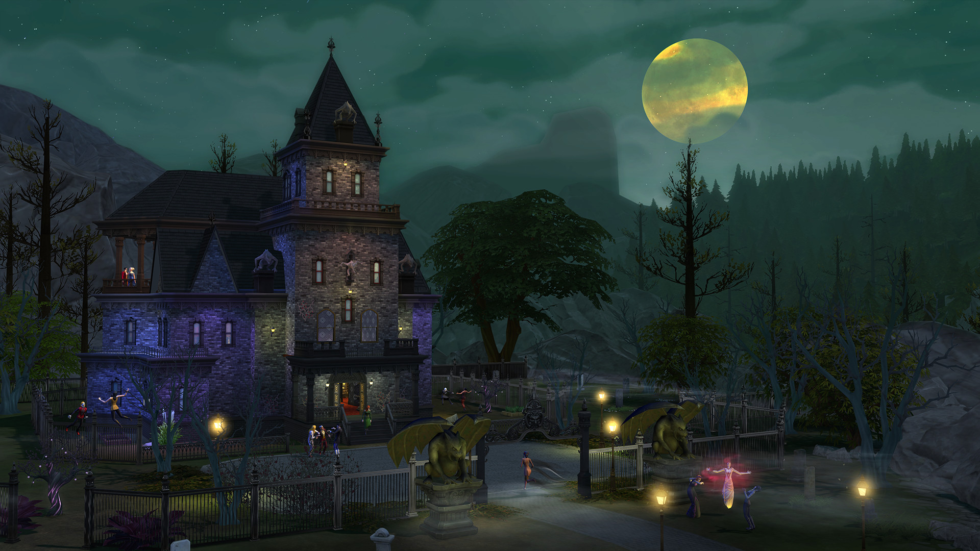 sims 4 vampire house download