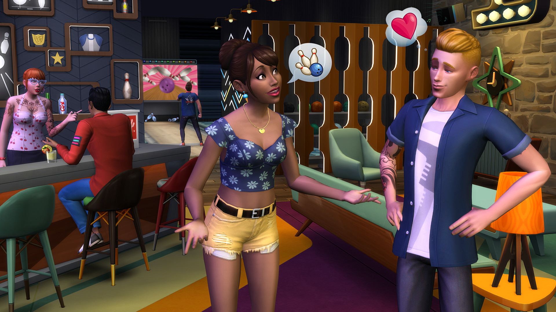 The Sims 4: Bowling Night Stuff Free Download PC Full Game