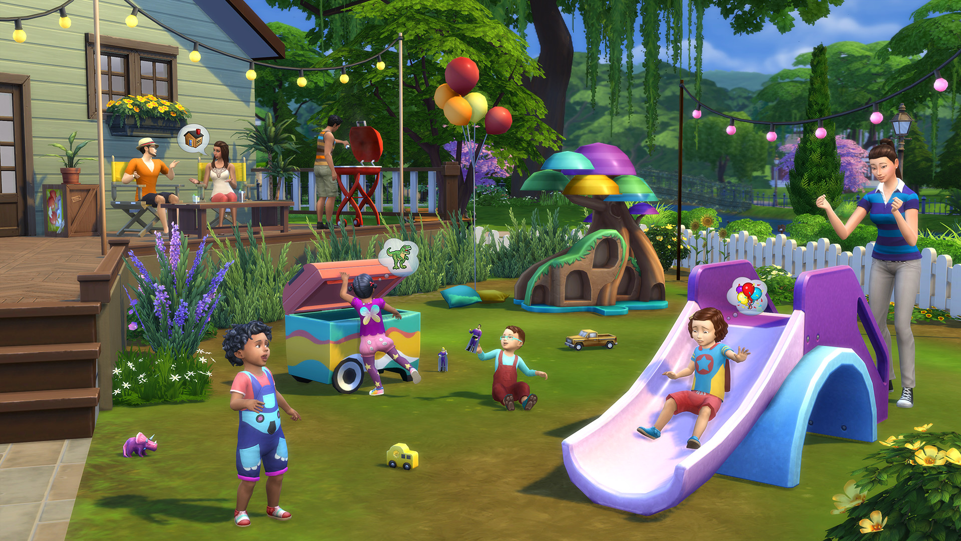 Sims 4 Toddler Stuff Pack: Build/Buy First Impressions! 