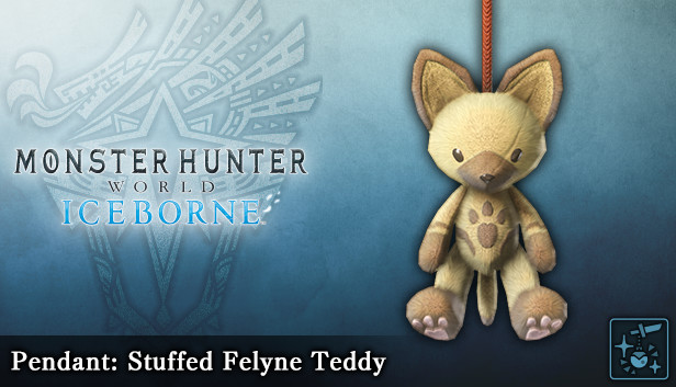 Monster Hunter World: Iceborne - Pendant: Stuffed Felyne Teddy Steam capsule image