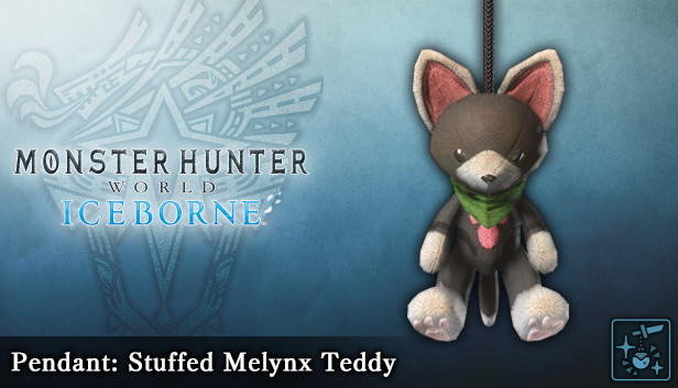 Monster Hunter World: Iceborne - Pendant: Stuffed Melynx Teddy Steam capsule image