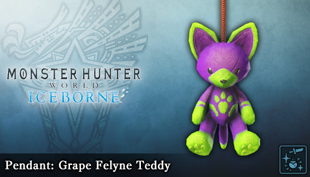 Monster Hunter World: Iceborne - Pendant: Grape Felyne Teddy Steam capsule image