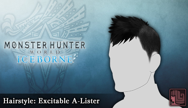 Monster Hunter World: Iceborne - Hairstyle: Excitable A-Lister Steam capsule image